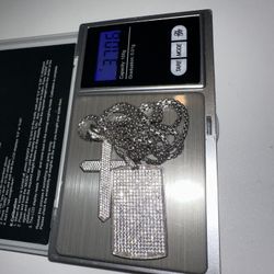 925 Chain With Pendants 