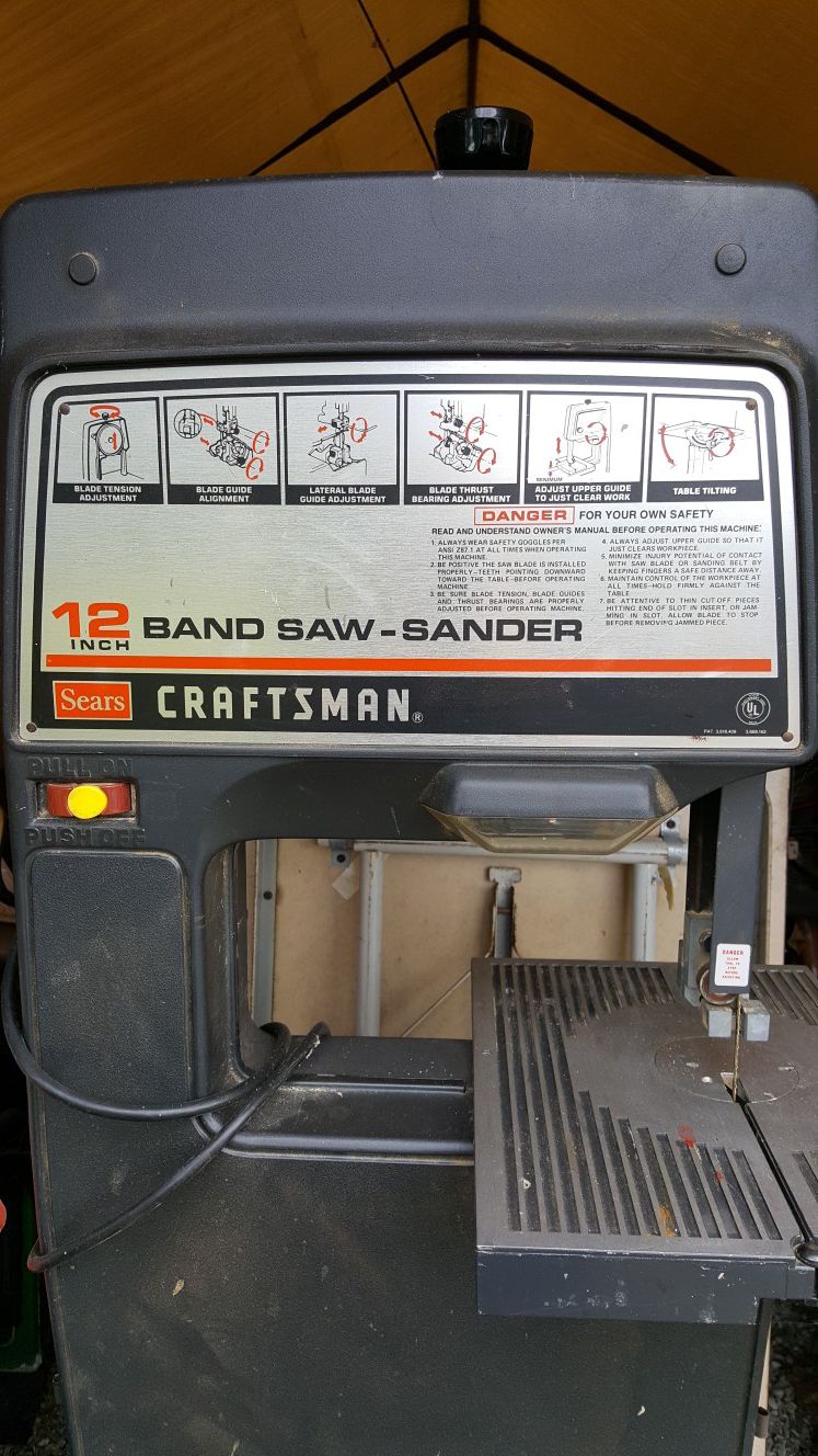 12" Band Saw-Sander