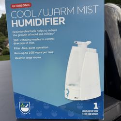 ULTRASONIC  COOL/WARM MIST  HUMIDIFIER