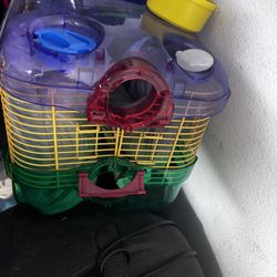 Hamster Cage With Some Accessories ($35)