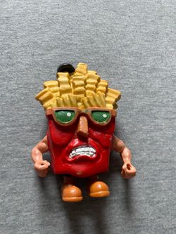 Vintage Mattel Food Fighters Fat Frenchy 1988 Action Figure