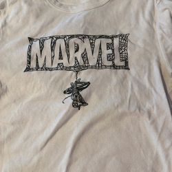 white spiderman baby tee