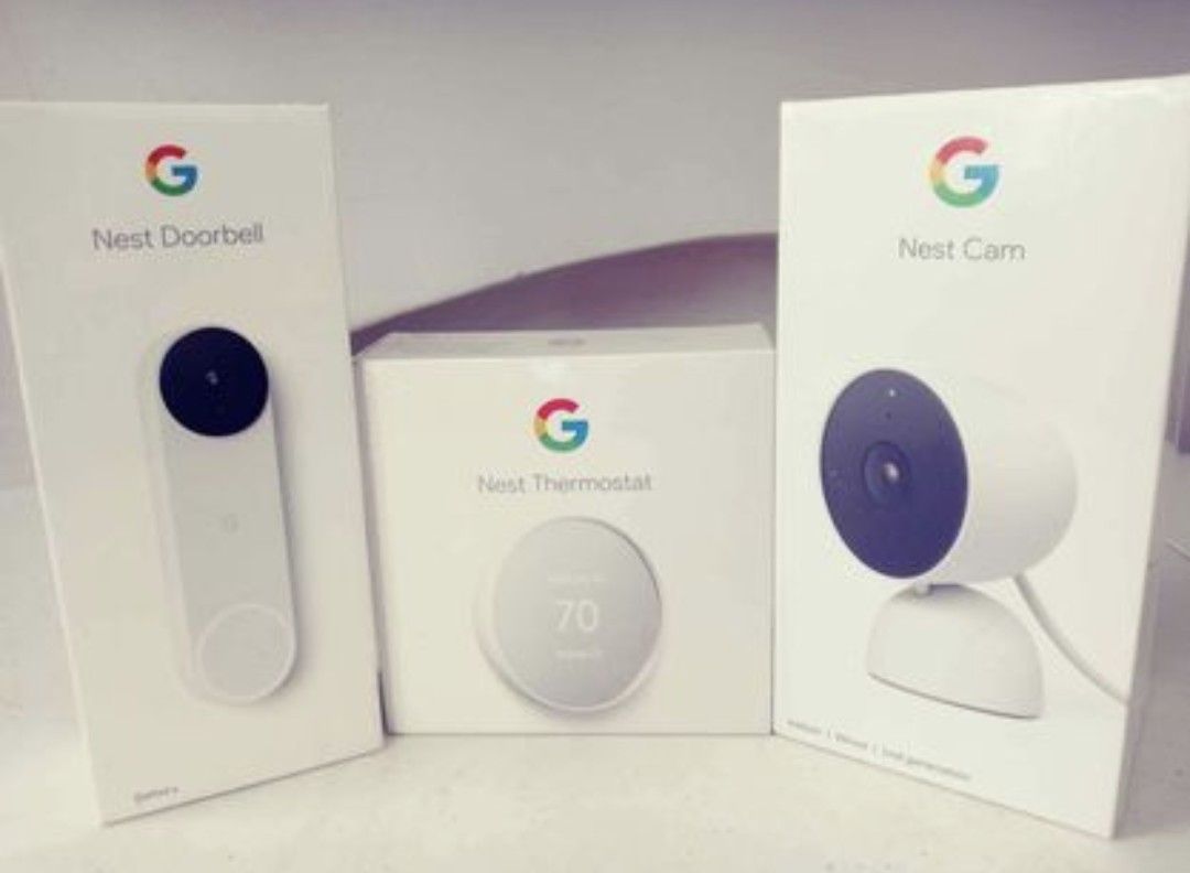 Google Nest Smart Home Security 3 PACK System 