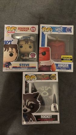 Miscellaneous Funko Pops (Star wars, Marvel, Stranger Things)