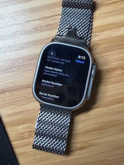 Near mint Apple Watch Ultra Gen 1 w Apple Milanese Band