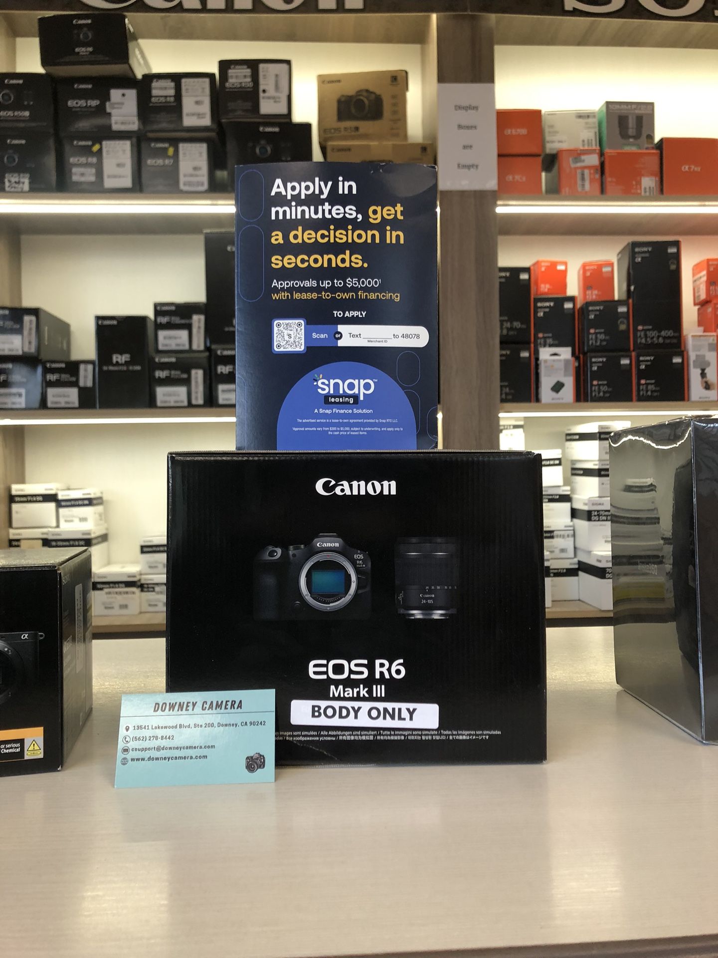 Canon R6 Mark III Camera Body Only For Limited Time Only At Downey Camera