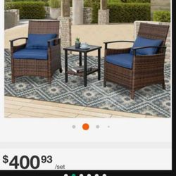 Patio Furniture Set Outdoor Furniture Outdoor Patio Furniture Patio Furniture Set Patio Chairs New 🆕