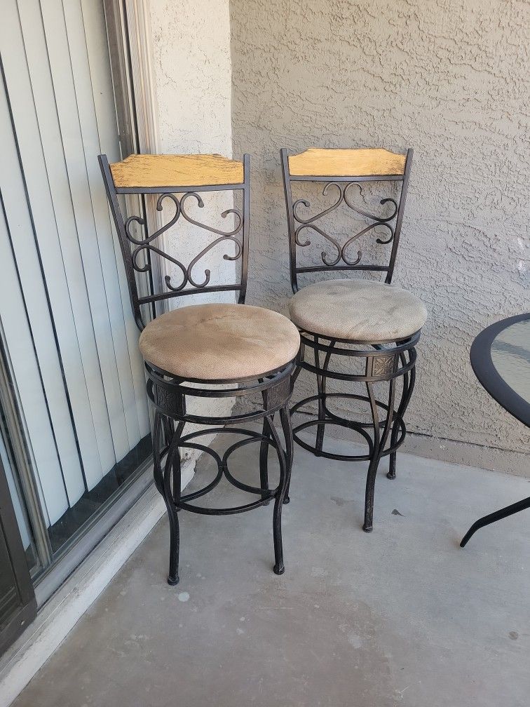 Metal Swivel Stool Bar