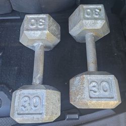 30 Pound Dumbells