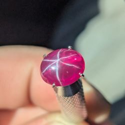 5 Carat Lab Star Ruby