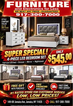 Bedroom set for only $545.00
