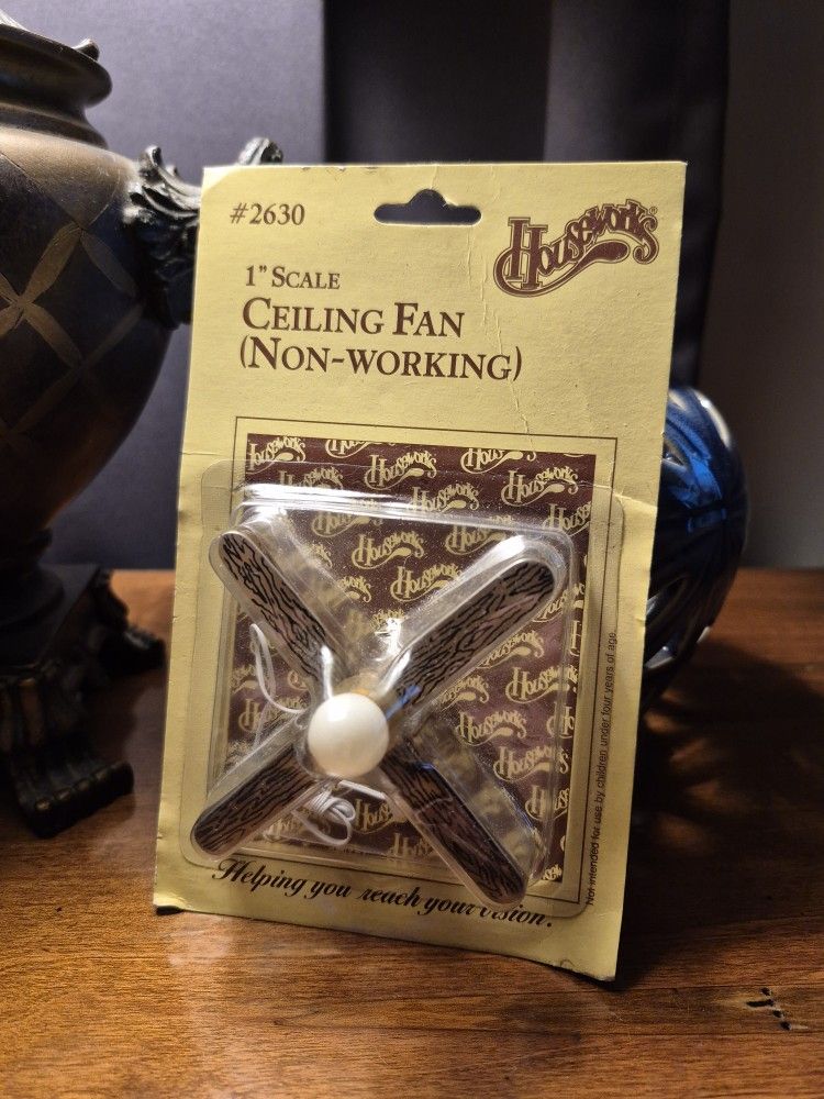 Houseworks #2630 Dollhouse Ceiling Fan