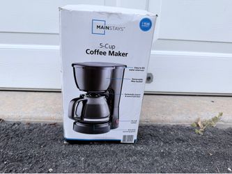 Main stays 5 cup coffee maker