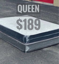 Queen Mattress Set $189 | Brand New
