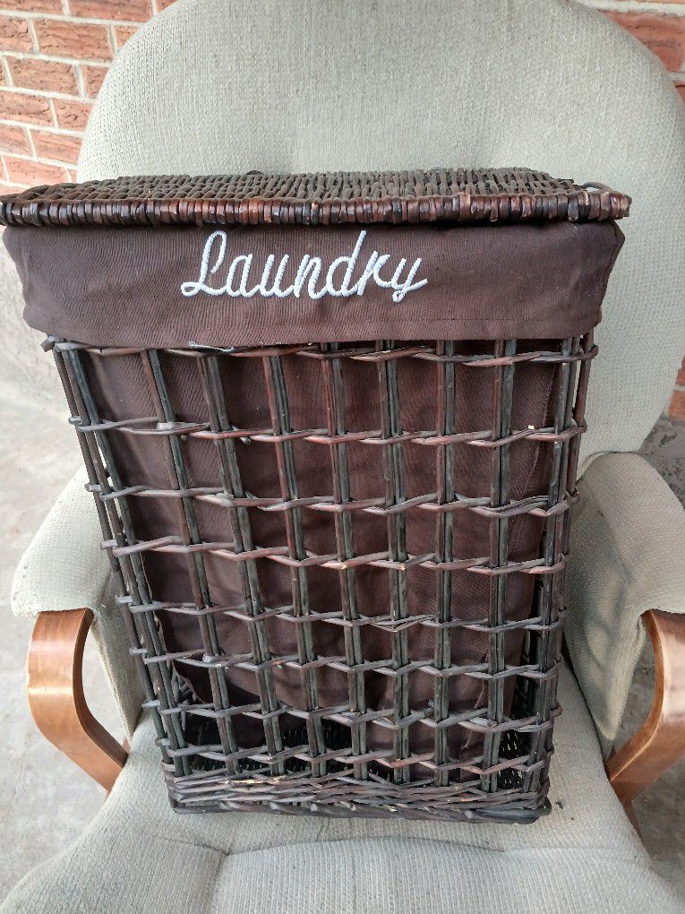 Laundry Basket Monogramed