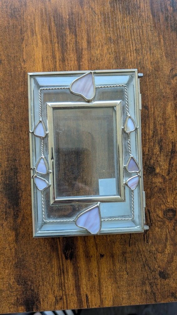 Clear Glass Photo Box 