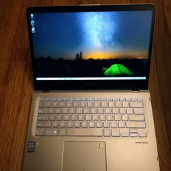 Fast! Asus 14" Touchscreen 2 in 1 Laptop/Tablet Intel Quad Core i5-8250U 1.6/3.4 GHz Turbo 8 GB Ram 1000 GB HD 1080P Full HD Webcam HDMI USB C Win 10