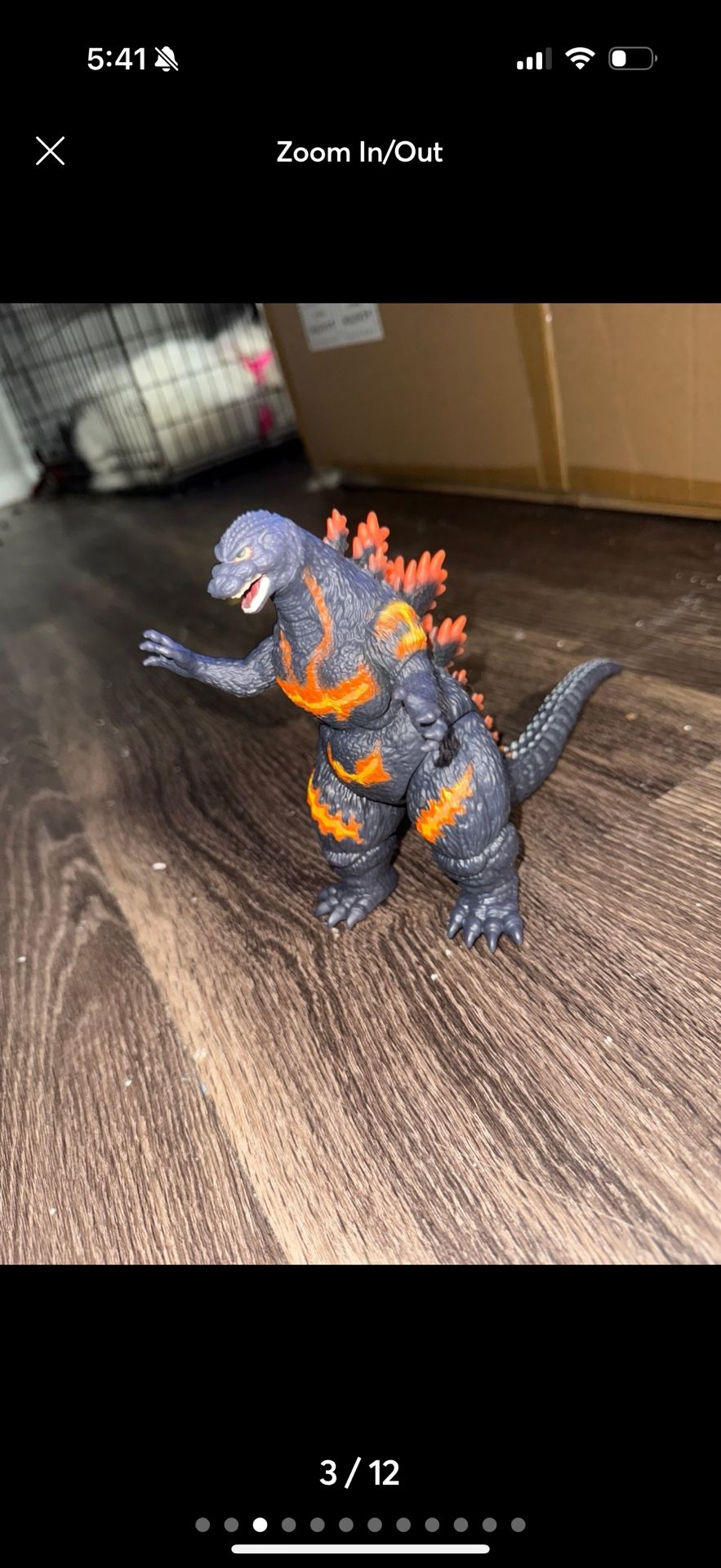 2021 Playmates Burning Godzilla (1995) Classic Action Figure TM & TOHO Monster