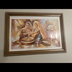 Framed Art Painting- Indian Women 
