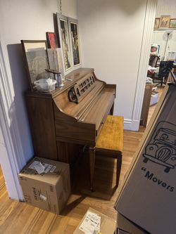 Piano Upright With Bench