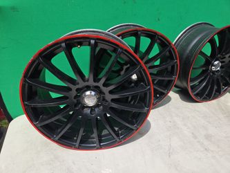 Voxx 17" ×7 wheels used.  $160