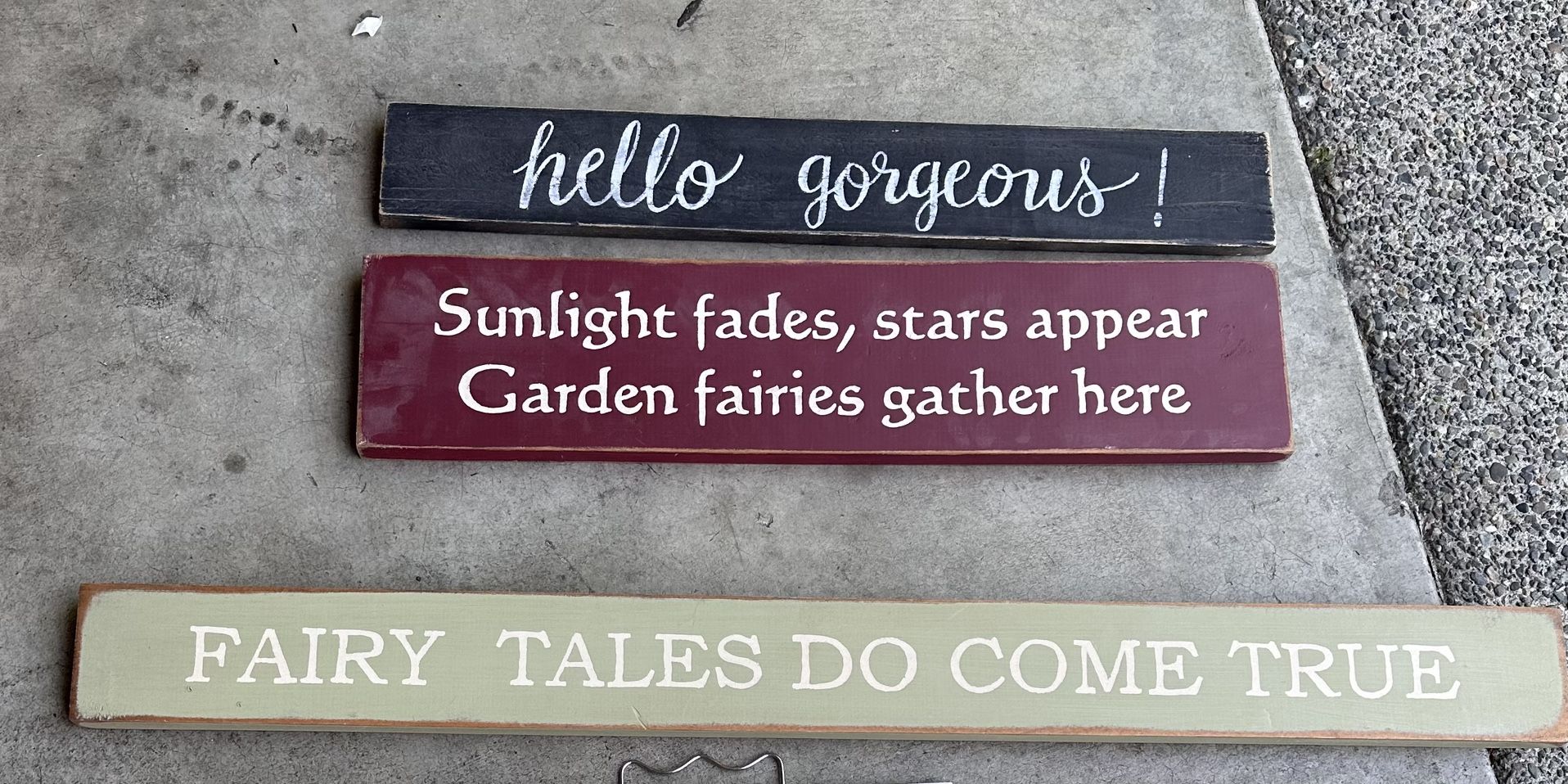 Wooden Signs
