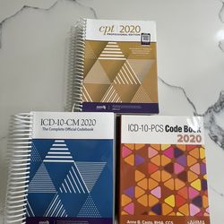 ICD and CPT Code Books- 3 Pack