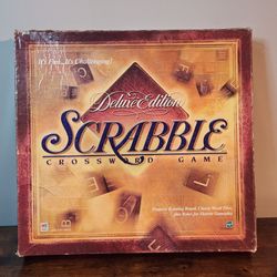 Scrabble Deluxe Edition 1999 Hasbro Milton Bradley – Rotating Board Game
