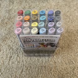 Copic Sketch 24 Color Set Manga Illustration Markets