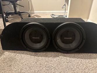 2 10” speakers