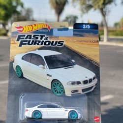 Fast And Furious BMW M3 E46, Hotwheels Premium 