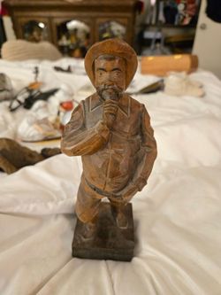 Ouro Artesania carved Don Quixote character Sancho Panza
