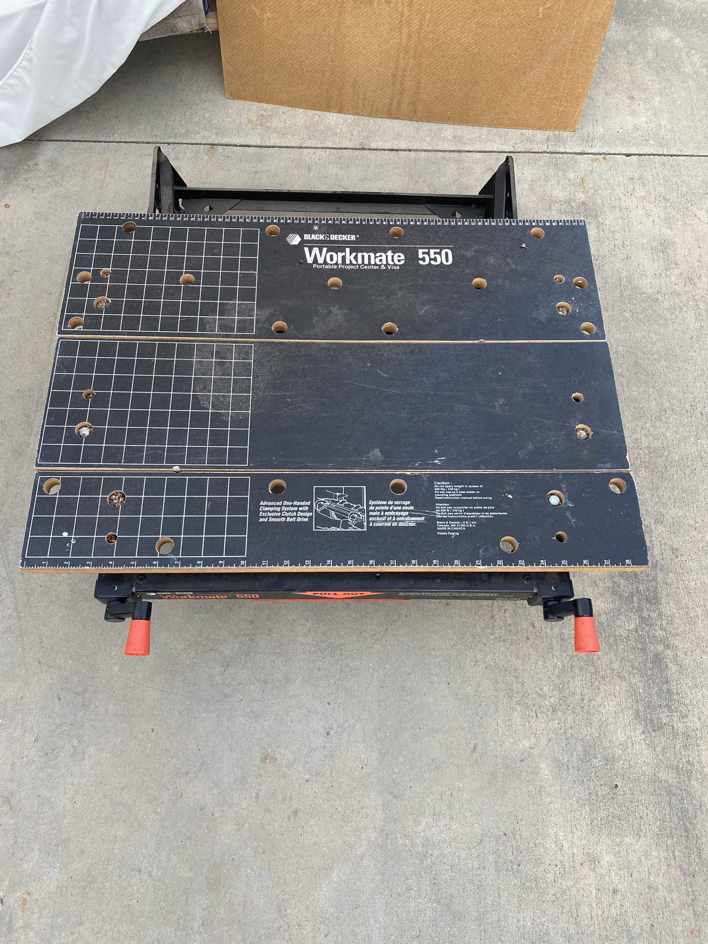 Black And Decker Workmate 525 Portable Workbench With Wheels for Sale in  Santa Ana, CA - OfferUp