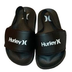 Hurley Naia Slides for Girls and Boys - Comfortable Slip-On Kids Sandals