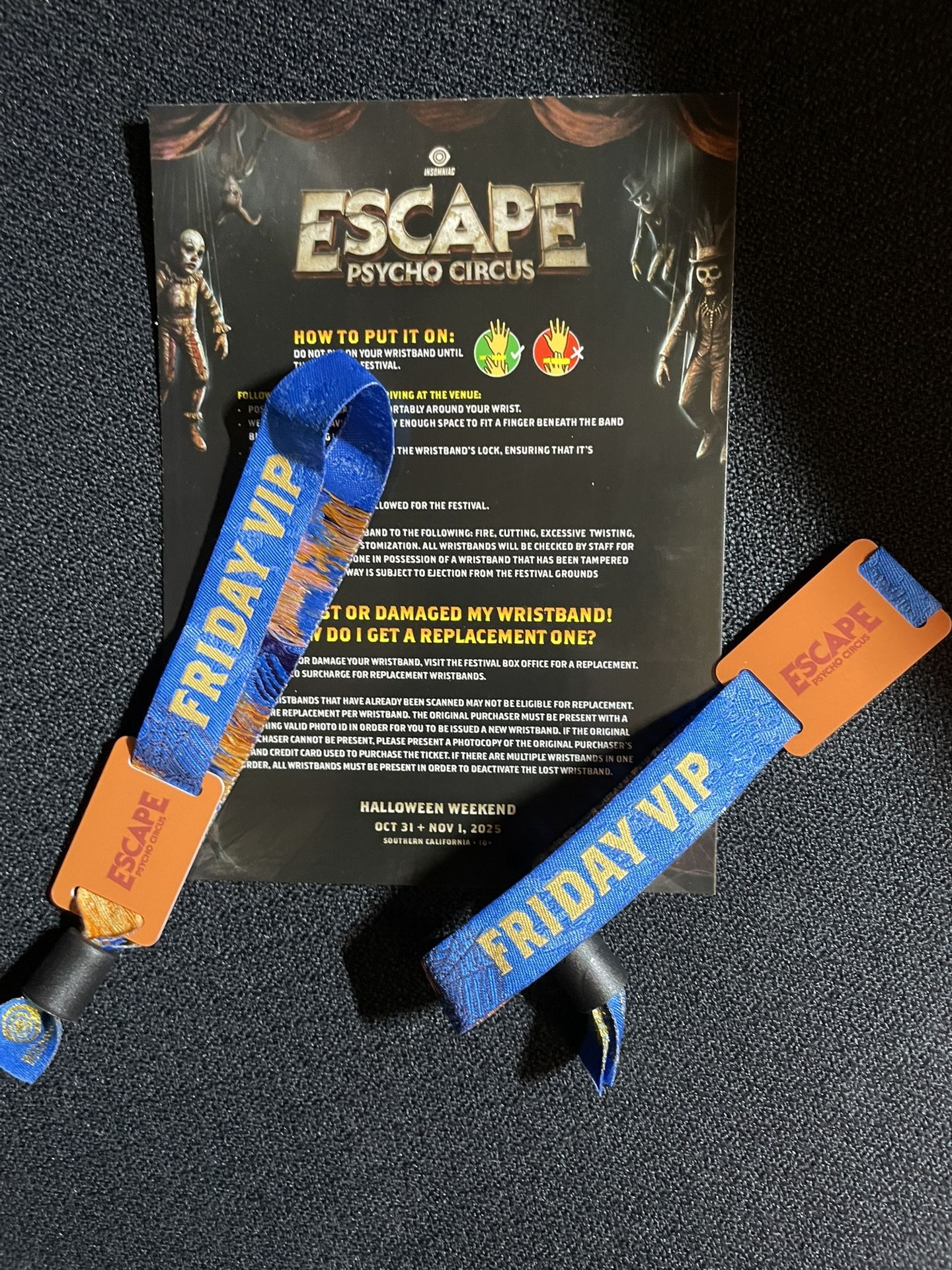 Escape Halloween Friday VIP x2 2025