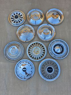 Original Lot of 10 Vintage Hubcap Center Cap Wheelcover OEM