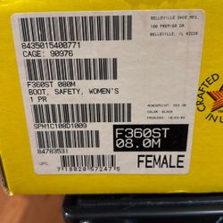  Belleville  F360ST black Womens safety Boots