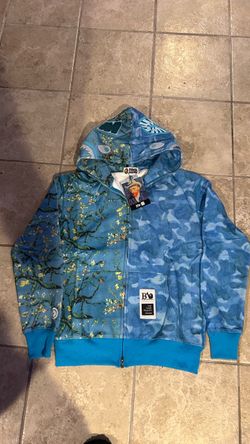 Medium blue zip up collab