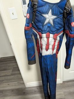 Captain America suit no accessories size medium kids