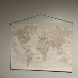 World Map Hanging Poster