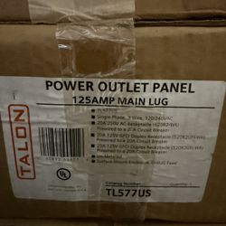 Power Outlet Panel