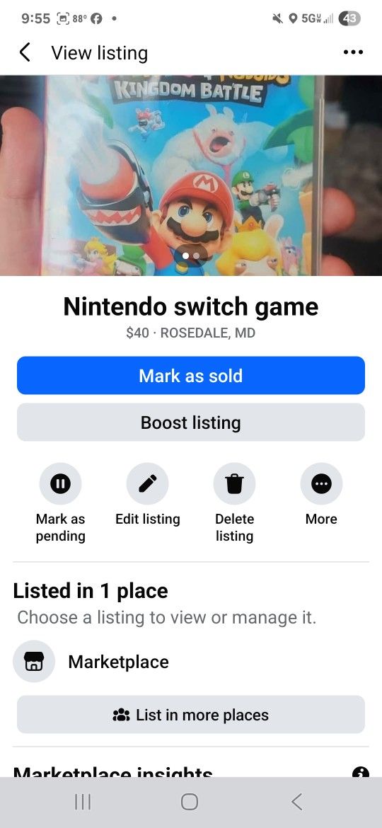 Nintendo Switch Game