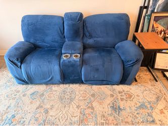 2-Seater Power Recliner – Movie Lights & Cupholders (Read Description)