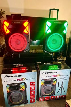 Pioneer PSX-615 All-in-One PA Speaker – Auracast Bluetooth | High-Power Party Speaker System | 700 Watts, Mic Inputs