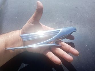 37 Chevy Master deluxe model Hood ornament used condition