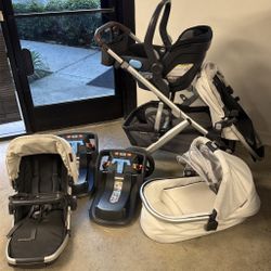 UPPAbaby Vista Stroller Bundle w/ Bassinet, Rumble Seat & Car Seat Bases – Great Deal