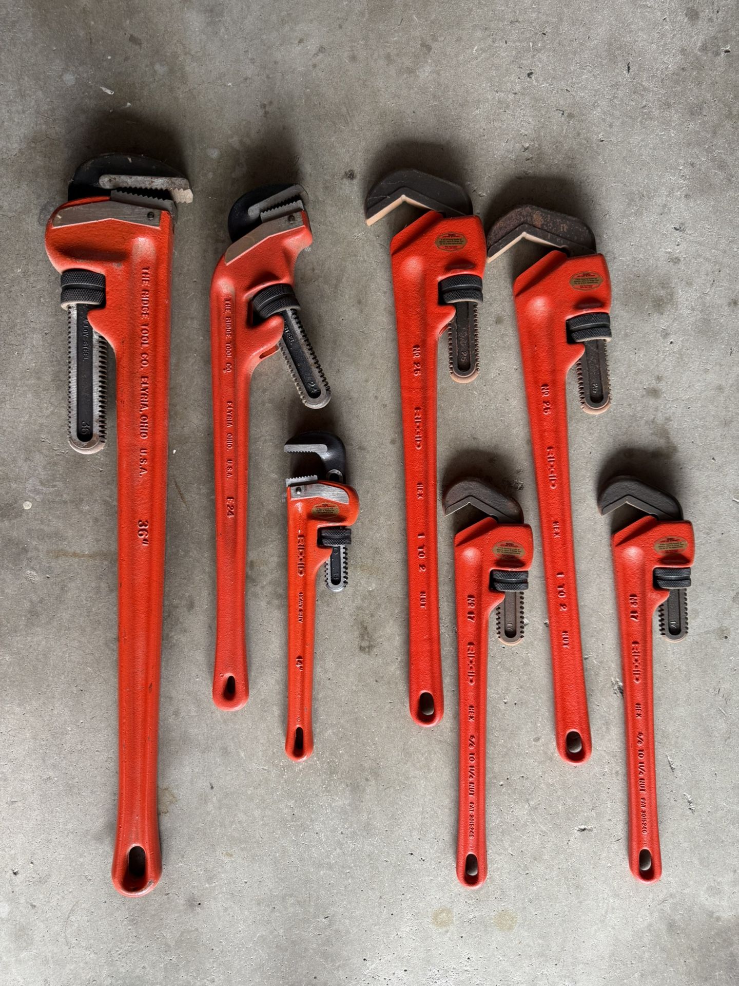 Rigid plumbing tools (Selling all together)