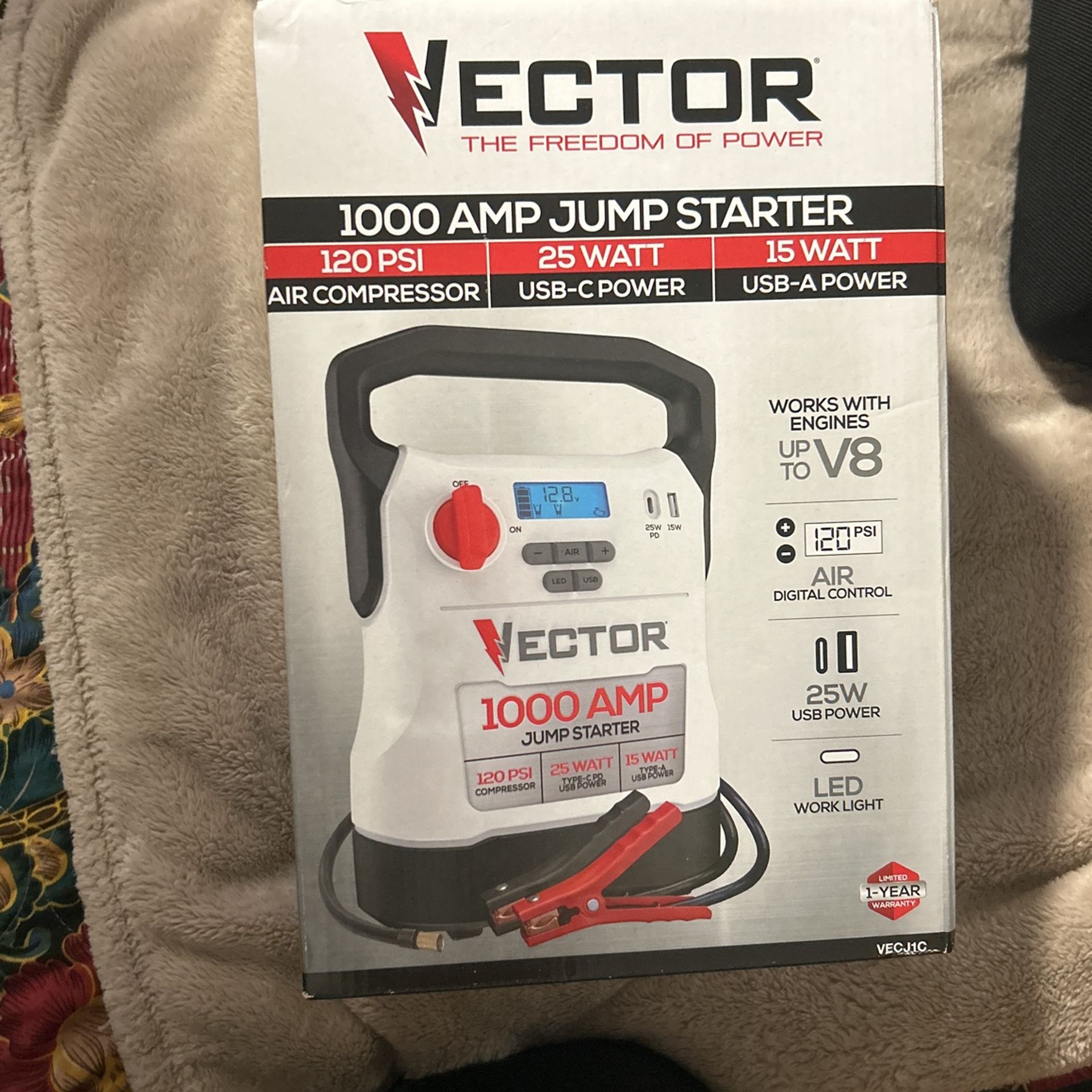 Jump Starter, Compressor, USB Power