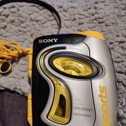 Sony Walkman Sport  Cassette Player 