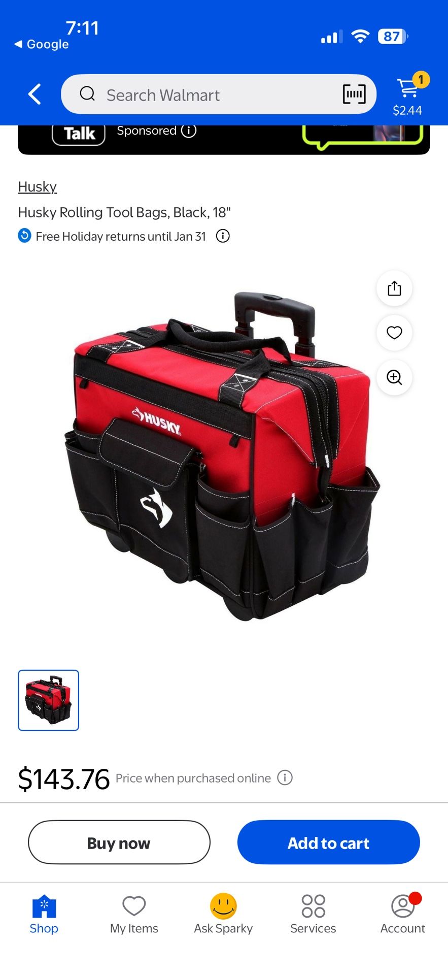 Husky Tool Box
